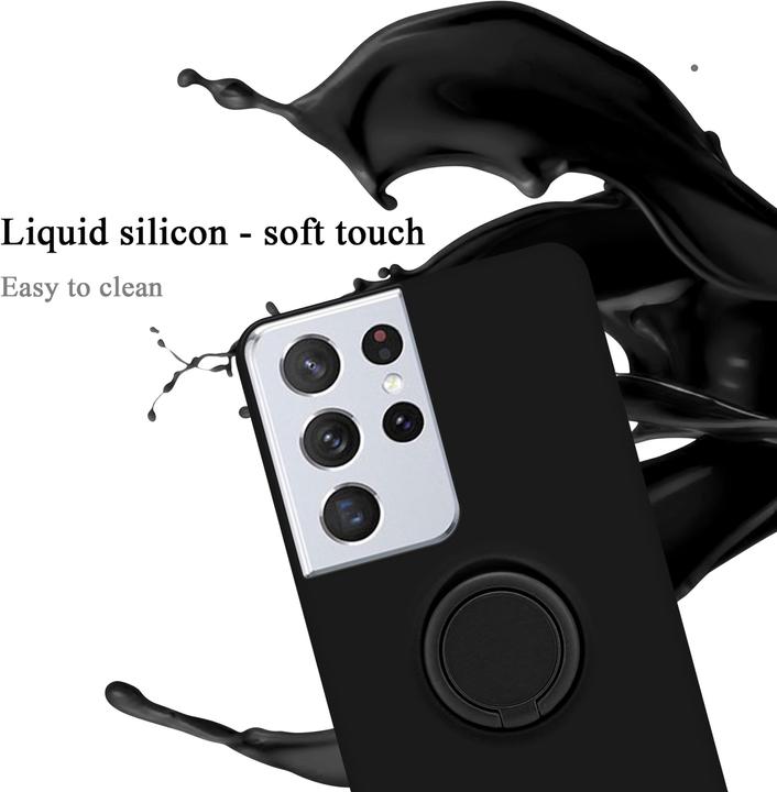 Image du produit Cadorabo TPU Liquid Ring Silicone Case Cover (Samsung Galaxy S22 Ultra)