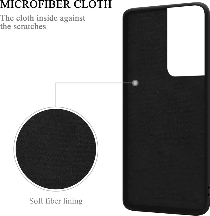 Actual product image Cadorabo TPU Liquid Ring Silicone Case Cover (Samsung Galaxy S22 Ultra)