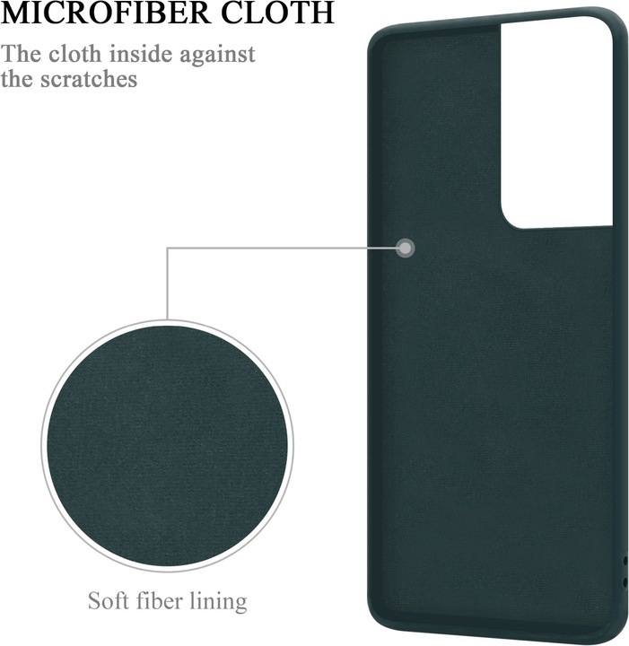 Actual product image Cadorabo TPU Liquid Ring Silicone Case Cover (Samsung Galaxy S22 Ultra)