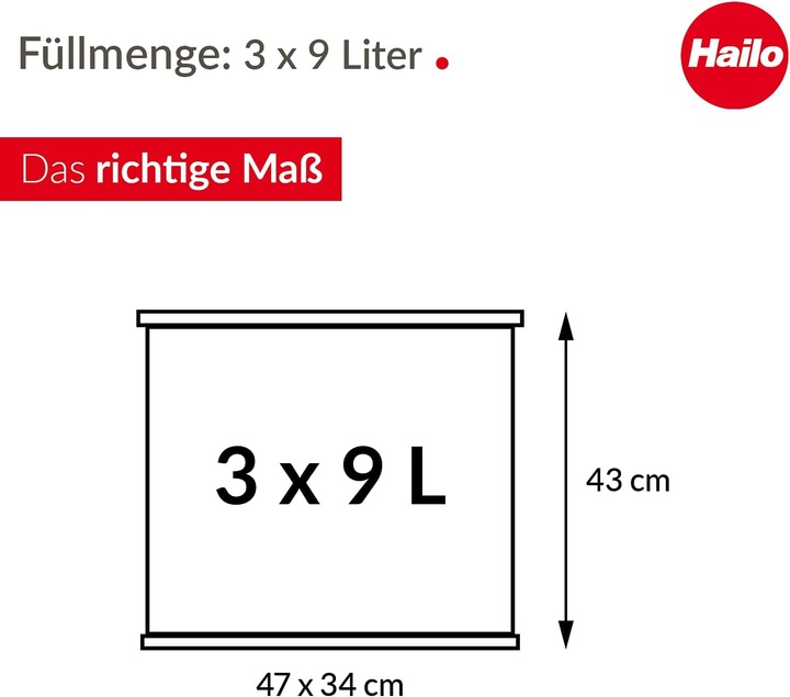 Actual product image Hailo ProfiLine (33 l)