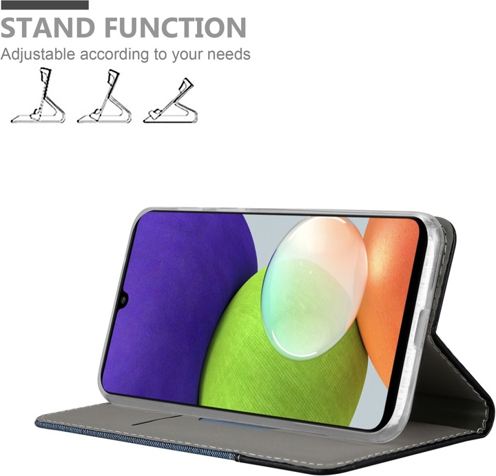 Actual product image Cadorabo Jeans Book Cover (Samsung Galaxy M22, Samsung Galaxy A22, Samsung Galaxy A32)