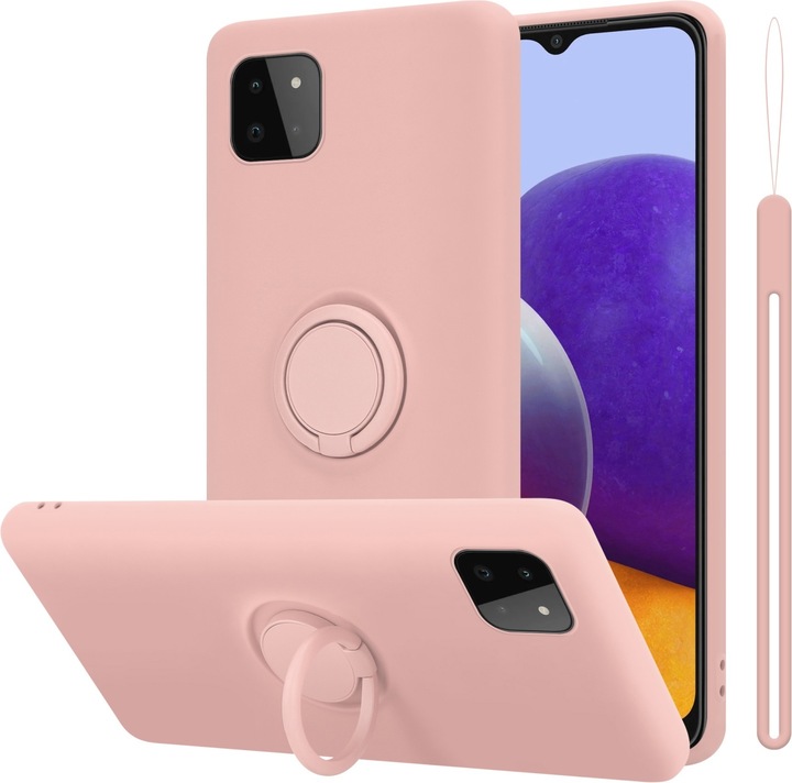 Actual product image Cadorabo TPU Liquid Ring Silicone Case Cover (Samsung Galaxy A22 5G)