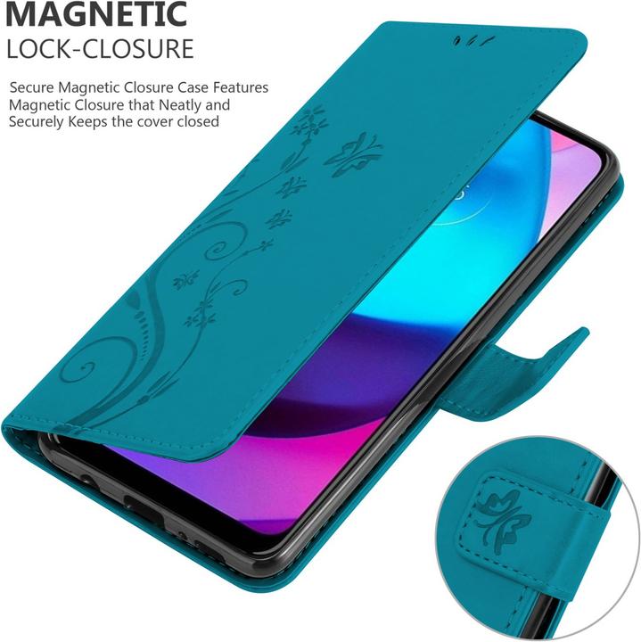 Immagine prodotto Cadorabo Copertina del libro a fiori (Motorola E30, Motorola Moto E20, Motorola Moto E40)