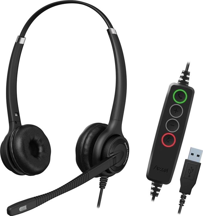 Actual product image Axtel Elite HDvoice MS duo NC USB (Cable, USB-A, Microsoft teams)
