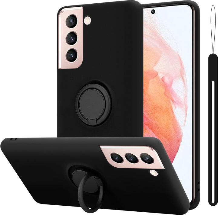 Cadorabo TPU Liquid Ring Silicone Case Hülle (Samsung Galaxy S22+)