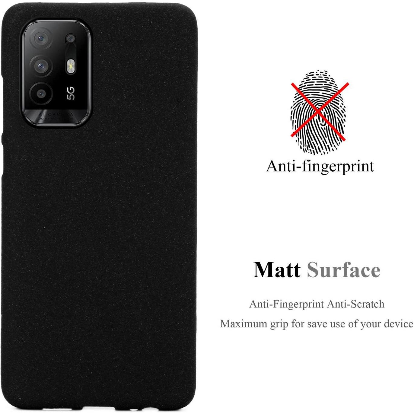 Thumbnail - Cadorabo TPU Frosted Hülle (Oppo A94 5G), Smartphone Hülle, Schwarz