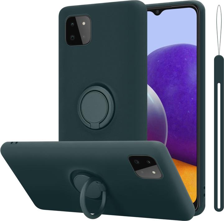 Actual product image Cadorabo TPU Liquid Ring Silicone Case Cover (Samsung Galaxy A22 5G)