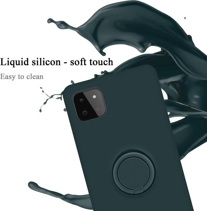 Actual product image Cadorabo TPU Liquid Ring Silicone Case Cover (Samsung Galaxy A22 5G)