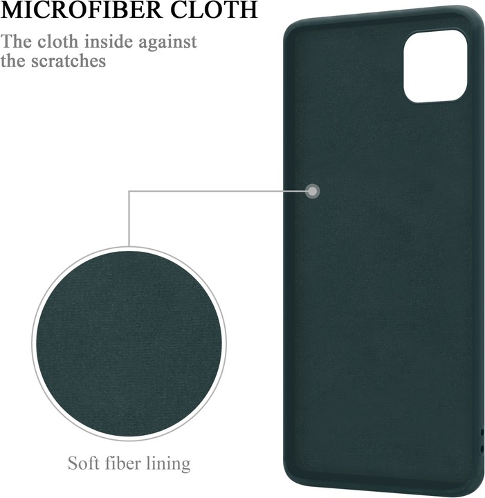 Actual product image Cadorabo TPU Liquid Ring Silicone Case Cover (Samsung Galaxy A22 5G)