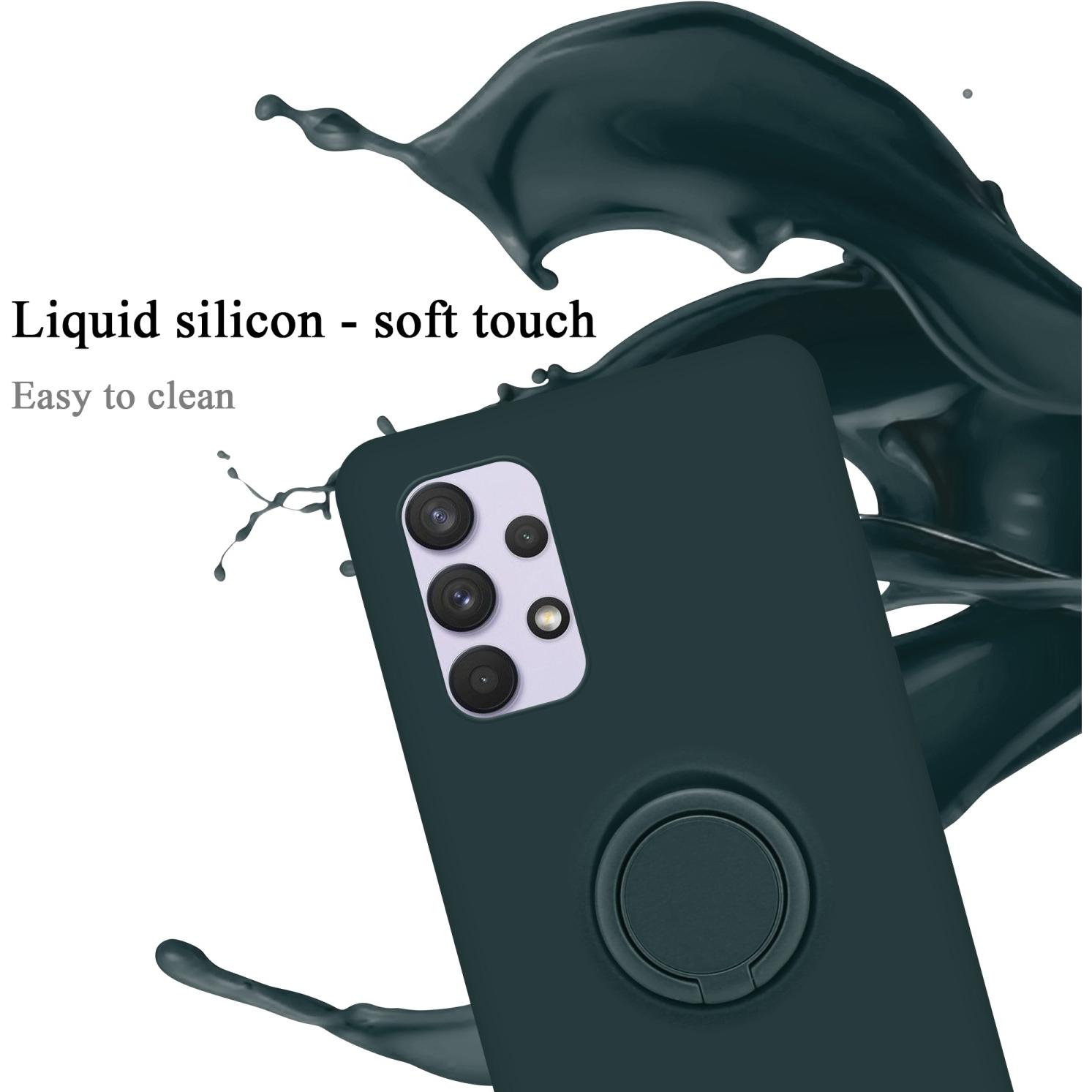Thumbnail - Cadorabo TPU Liquid Ring Silicone Case Hülle (Samsung Galaxy A33 5G), Smartphone Hülle, Grün