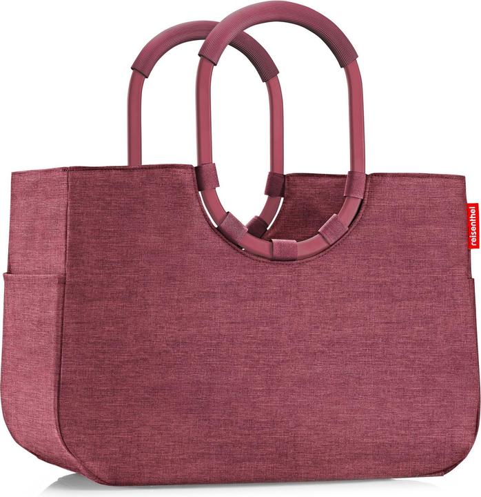 Actual product image reisenthel loopshopper L twist maroon