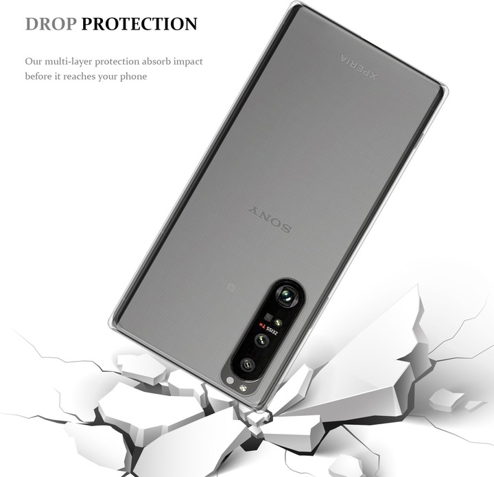 Productafbeelding Cadorabo TPU Ultra Slanke AIR Cover (Sony Xperia 1 III)