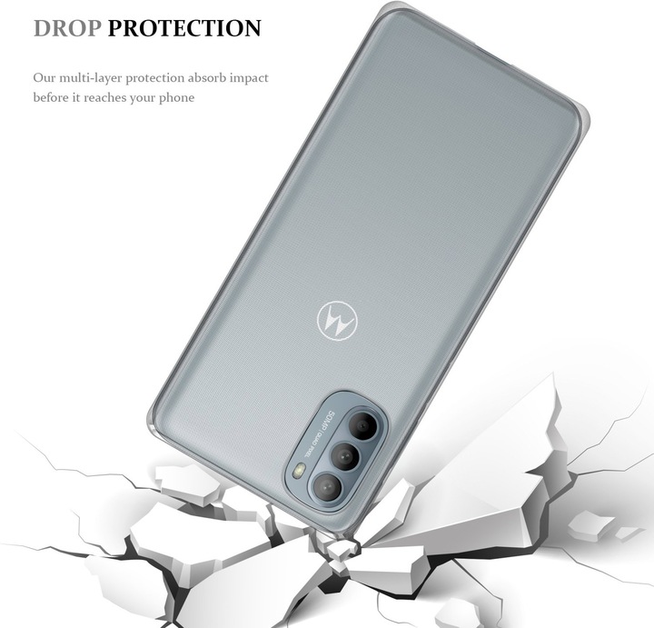 Productafbeelding Cadorabo TPU Ultra Slanke AIR Cover (Motorola Moto G31, Motorola Moto G41)