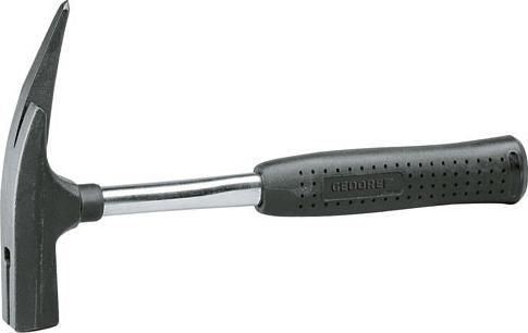 Actual product image Gedore Roofing hammer, 317 mm, tubular steel handle, plastic grip (760 g)