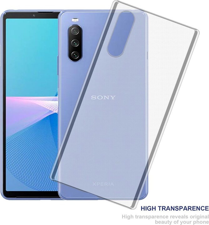 Productafbeelding Cadorabo TPU Ultra Slanke AIR Cover (Sony Xperia 10 III)