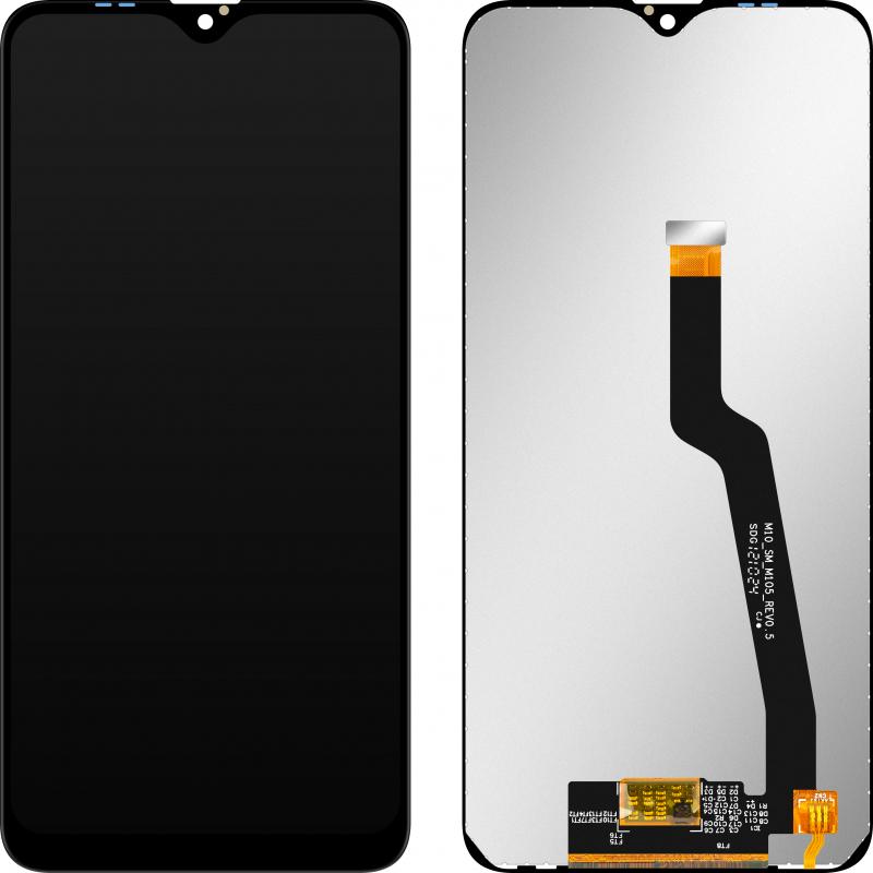 MP Display Unit für Samsung Galaxy A10 A105, w/o Frame, Aftermarket, Schwarz (Galaxy A10), Pezzi di ricambio per dispositivi mobili, Nero