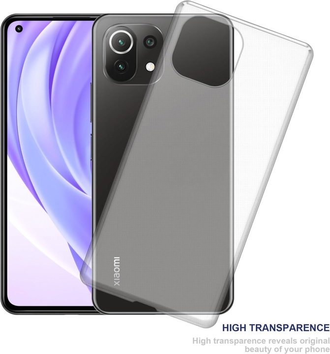 Productafbeelding Cadorabo TPU Ultra Slanke AIR Cover (Xiaomi Mi 11 Lite, Xiaomi Mi 11 Lite 5G, Xiaomi Mi 11 Lite 5G NE)