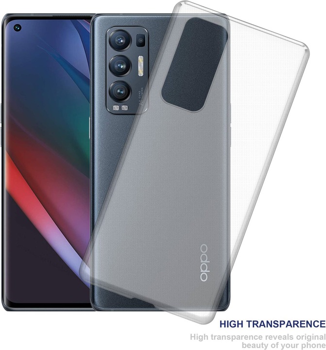 Productafbeelding Cadorabo TPU Ultra Slanke AIR Cover (Oppo Find X3 Neo)