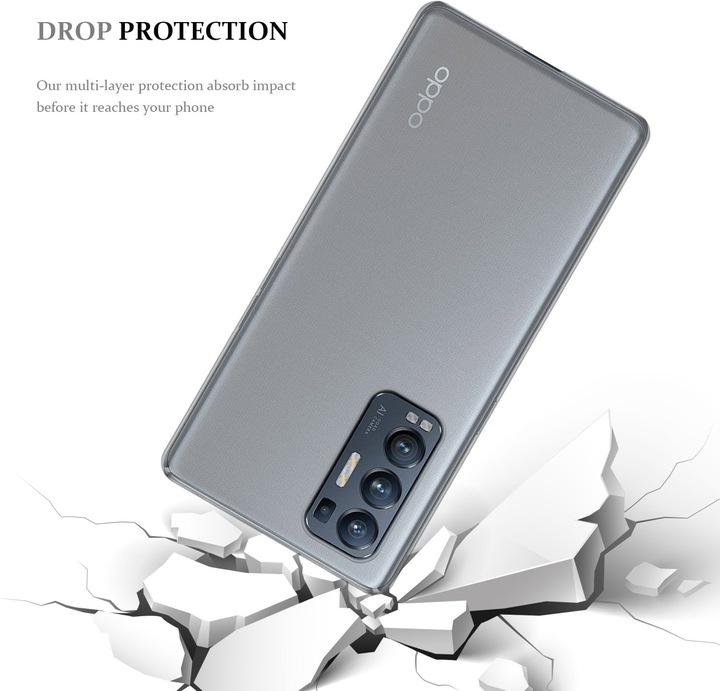 Productafbeelding Cadorabo TPU Ultra Slanke AIR Cover (Oppo Find X3 Neo)