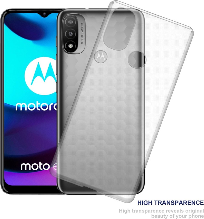 Productafbeelding Cadorabo TPU Ultra Slanke AIR Cover (Motorola E30, Motorola Moto E20, Motorola Moto E40)