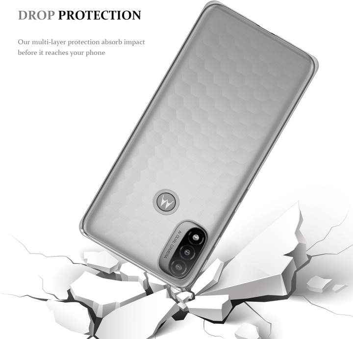 Productafbeelding Cadorabo TPU Ultra Slanke AIR Cover (Motorola E30, Motorola Moto E20, Motorola Moto E40)