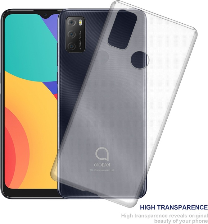 Productafbeelding Cadorabo TPU Ultra Slanke AIR Cover (Alcatel 1S (2021))