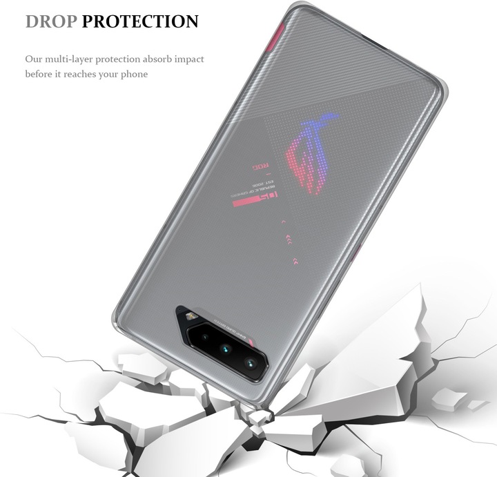 Productafbeelding Cadorabo TPU Ultra Slanke AIR Cover (Asus ROG Phone 5)