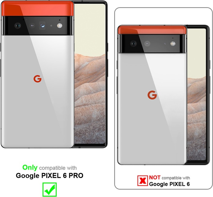 Produktbild Cadorabo TPU Ultra Slim AIR Hülle (Google Pixel 6 Pro)