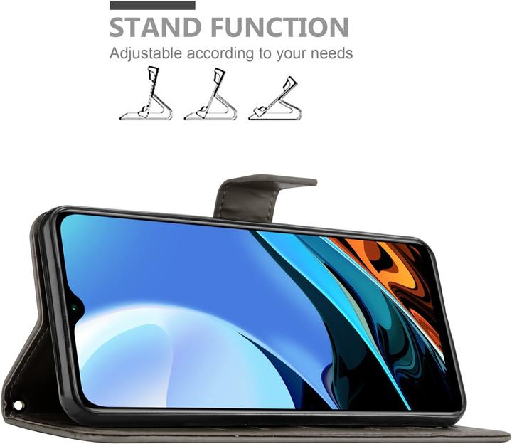 Immagine prodotto Cadorabo Copertina del libro a fiori (Xiaomi Poco M3, Xiaomi Redmi 9T)