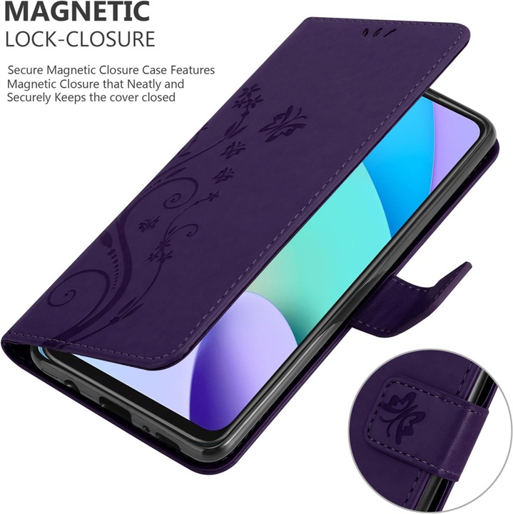 Actual product image Cadorabo Flower Book cover (Xiaomi Redmi 10, Xiaomi Redmi Note 11)