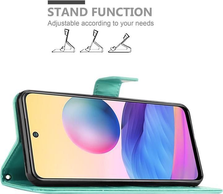 Actual product image Cadorabo Flower Book cover (Xiaomi Poco M3 Pro 5G, Xiaomi Redmi Note 10 5G)