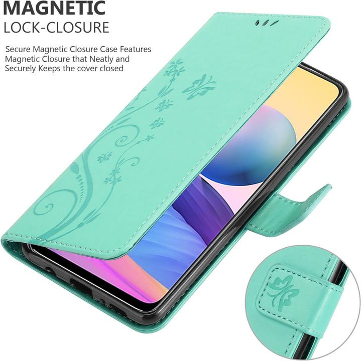 Actual product image Cadorabo Flower Book cover (Xiaomi Poco M3 Pro 5G, Xiaomi Redmi Note 10 5G)