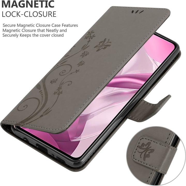 Actual product image Cadorabo Flower Book cover (Xiaomi Mi 11 Lite, Xiaomi Mi 11 Lite 5G, Xiaomi Mi 11 Lite 5G NE)