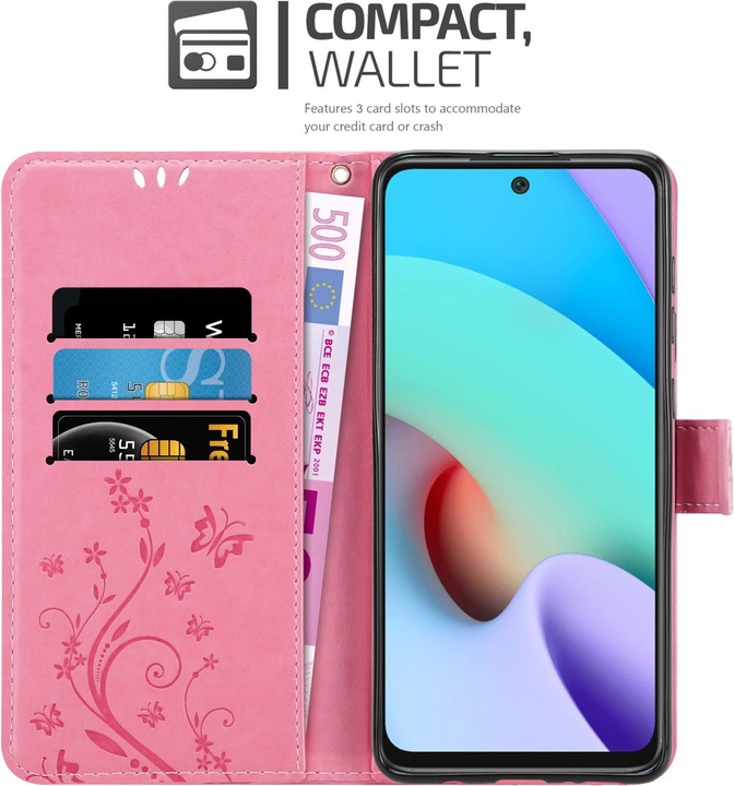 Produktbild Cadorabo Flower Book Hülle (Xiaomi Redmi 10)
