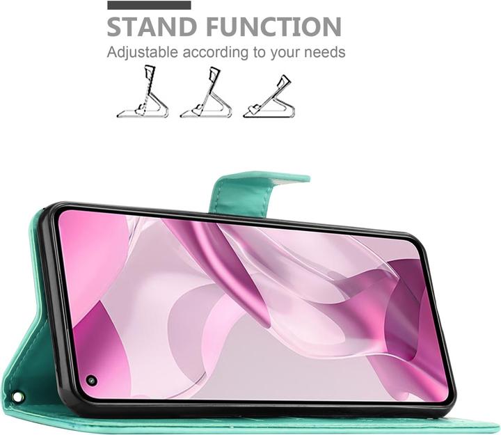 Image du produit Cadorabo Pochette Flower Book (Xiaomi Mi 11 Lite, Xiaomi Mi 11 Lite 5G)