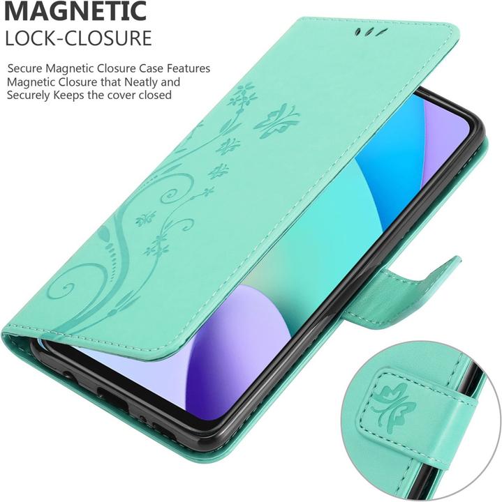 Immagine prodotto Cadorabo Copertina del libro a fiori (Xiaomi Redmi 10)