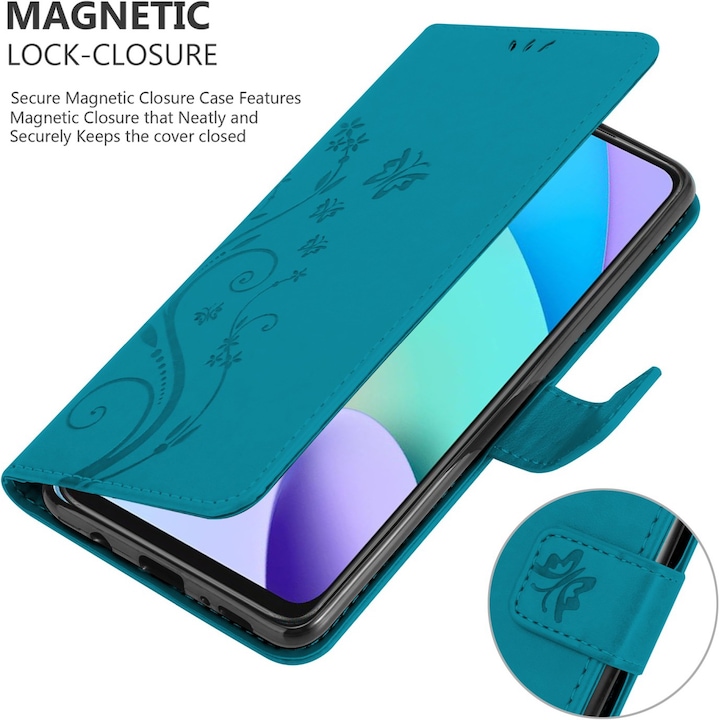 Actual product image Cadorabo Flower Book cover (Xiaomi Redmi 10)