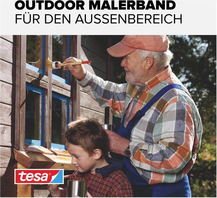 Actual product image tesa 2x OUTDOOR painter's tape (25 mm)
