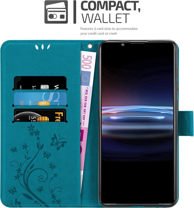 Image du produit Cadorabo Pochette Flower Book (Sony Xperia Pro-I)