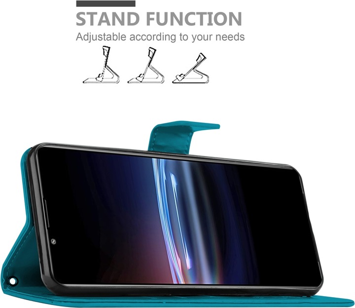 Actual product image Cadorabo Flower Book cover (Sony Xperia Pro-I)