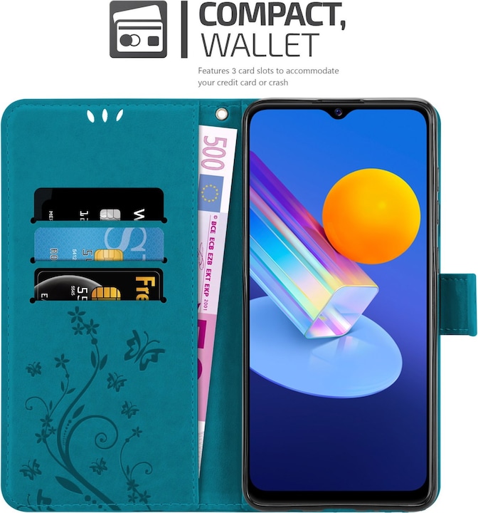 Actual product image Cadorabo Flower Book cover (Vivo Y72 5G, Vivo Y52s 5G)