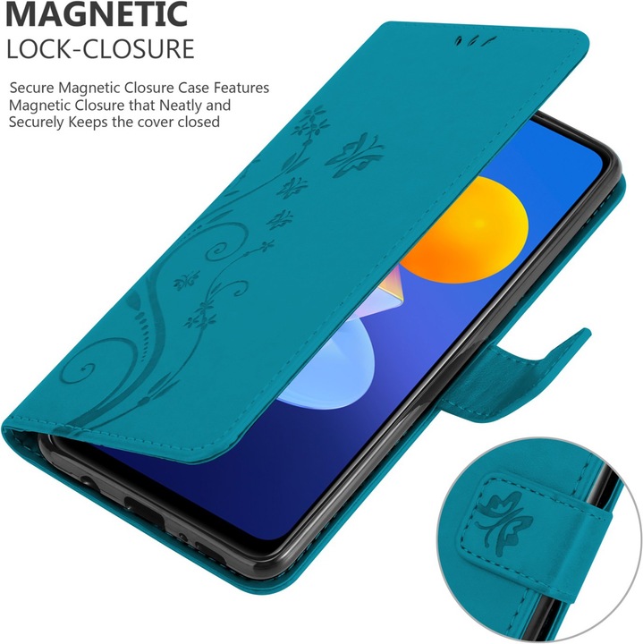 Actual product image Cadorabo Flower Book cover (Vivo Y72 5G, Vivo Y52s 5G)