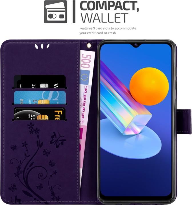 Produktbild Cadorabo Flower Book Hülle (Vivo Y52s 5G, Vivo Y72 5G)