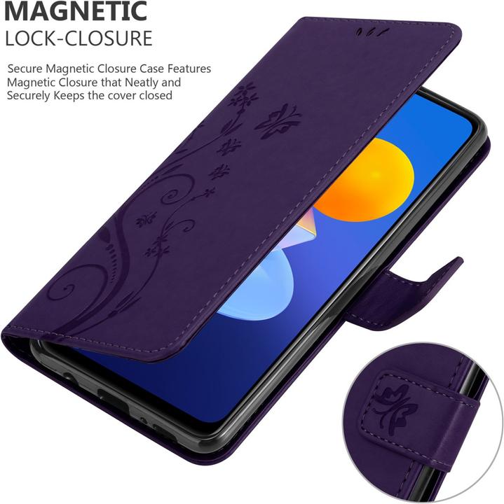 Produktbild Cadorabo Flower Book Hülle (Vivo Y52s 5G, Vivo Y72 5G)