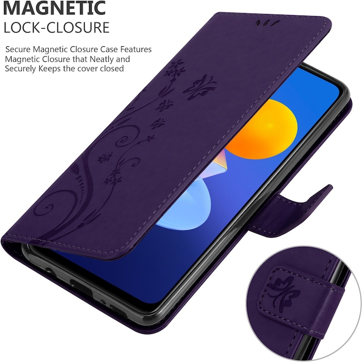 Actual product image Cadorabo Flower Book cover (Vivo Y72 5G, Vivo Y52s 5G)