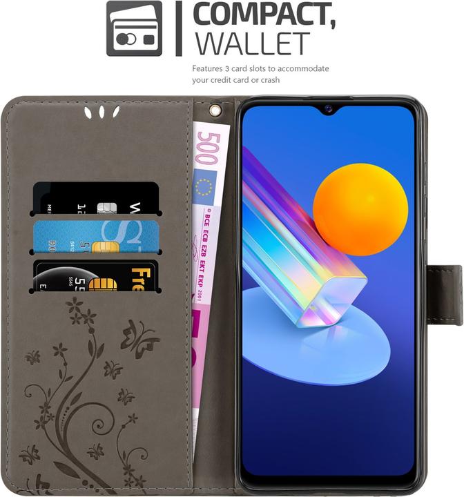 Actual product image Cadorabo Flower Book cover (Vivo Y52s 5G, Vivo Y72 5G)