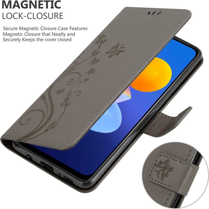 Actual product image Cadorabo Flower Book cover (Vivo Y52s 5G, Vivo Y72 5G)