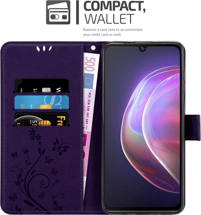 Image du produit Cadorabo Pochette Flower Book (Vivo V21)