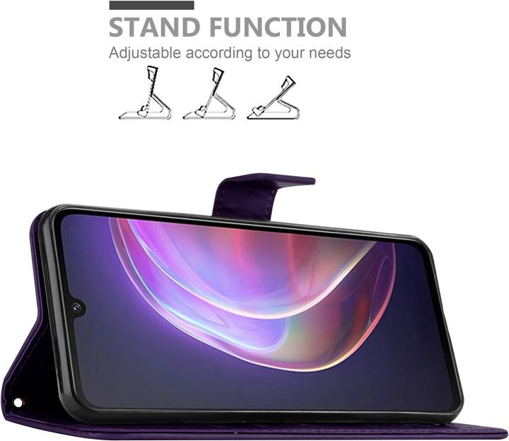 Image du produit Cadorabo Pochette Flower Book (Vivo V21)