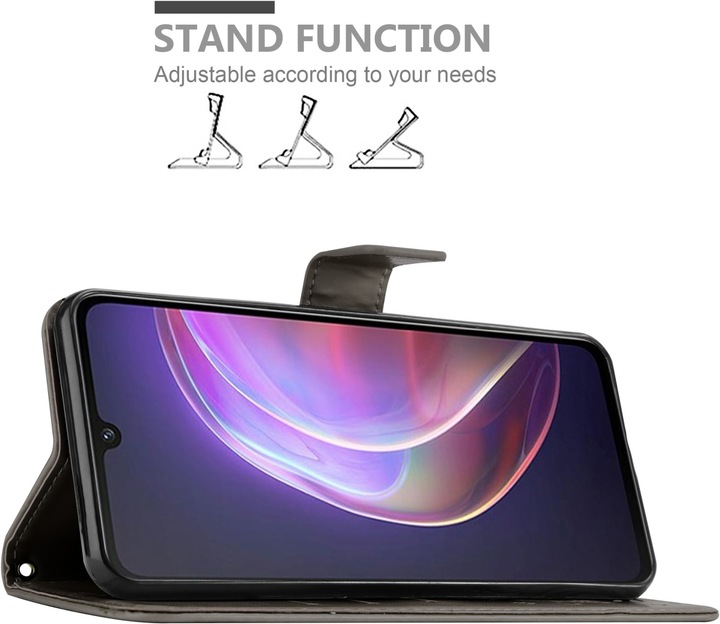 Actual product image Cadorabo Flower Book cover (Vivo V21)